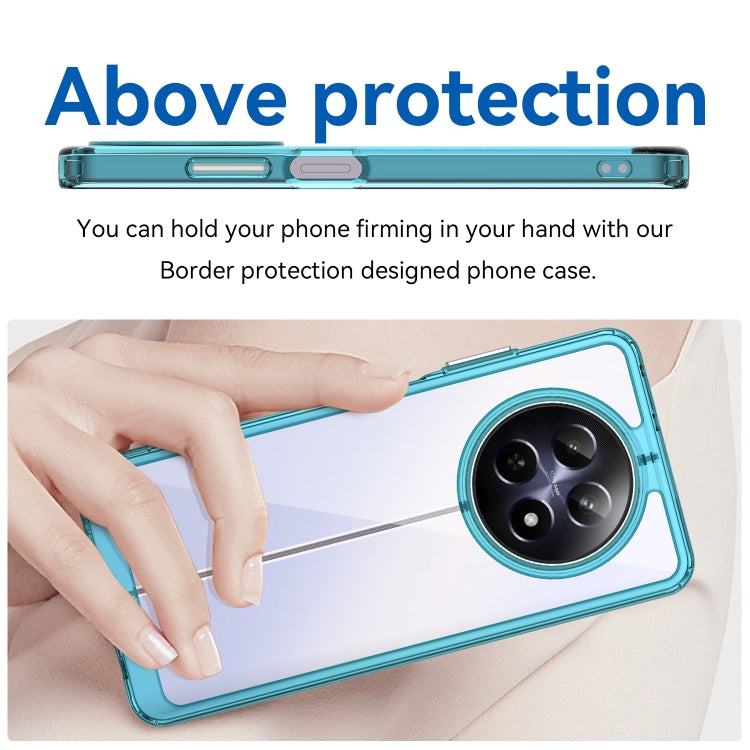 For Realme 12 5G Colorful Series Acrylic Hybrid TPU Phone Case