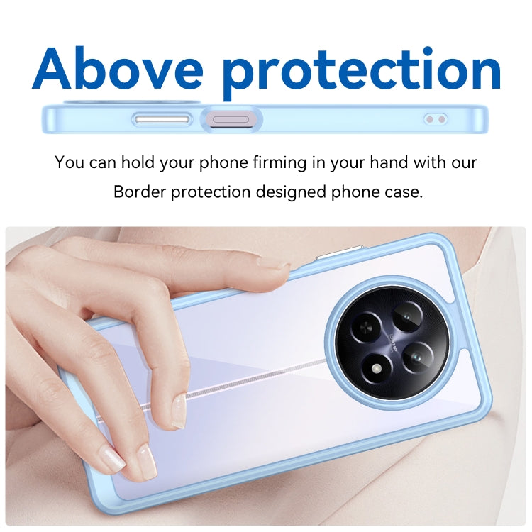 For Realme 12 5G Colorful Series Acrylic Hybrid TPU Phone Case