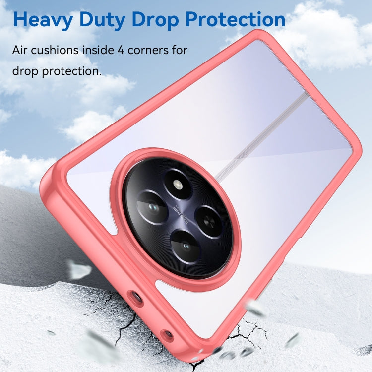 For Realme 12X Colorful Series Acrylic Hybrid TPU Phone Case