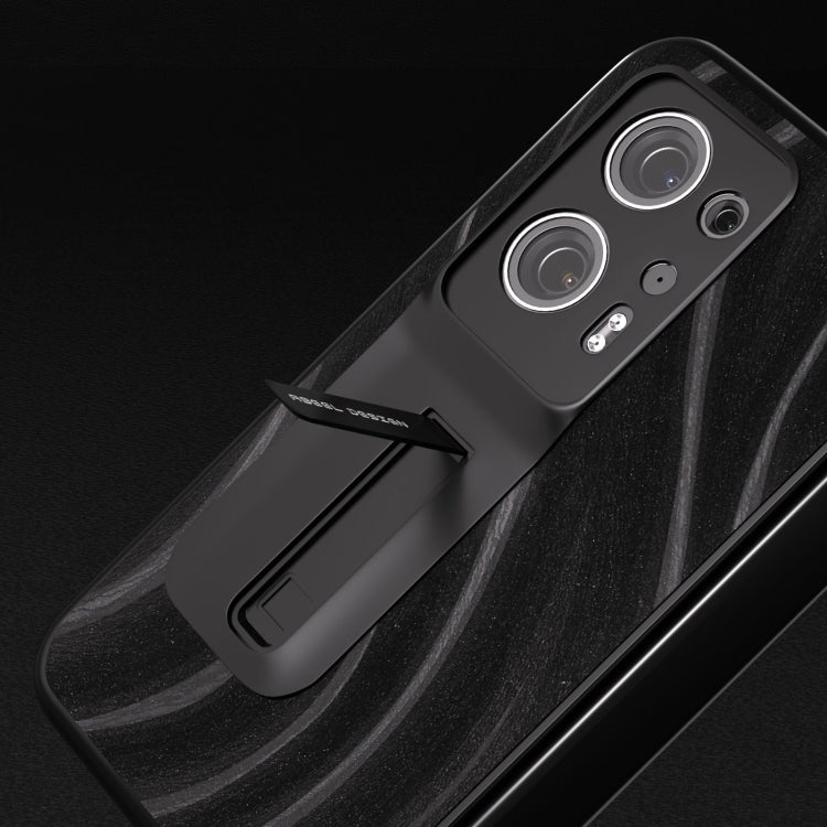 For OPPO Find N2 Galactic Pattern Integrated Protective Phone Case with Holder
