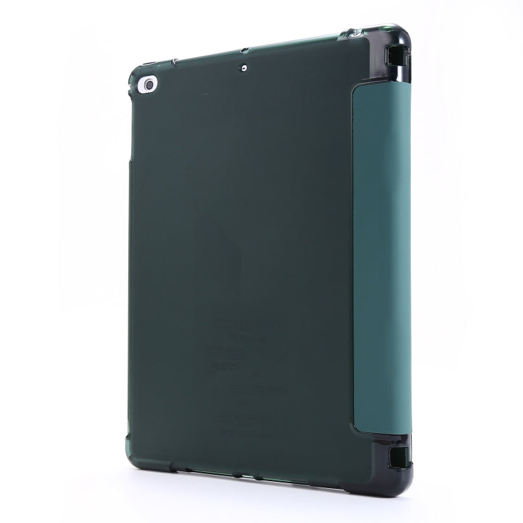 For iPad 9.7 (2018) & (2017) Airbag Deformation Horizontal Flip Leather Case with Holder & Pen Holder