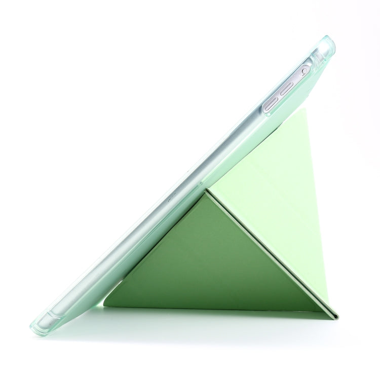 For iPad 9.7 (2018) & (2017) Airbag Deformation Horizontal Flip Leather Case with Holder & Pen Holder