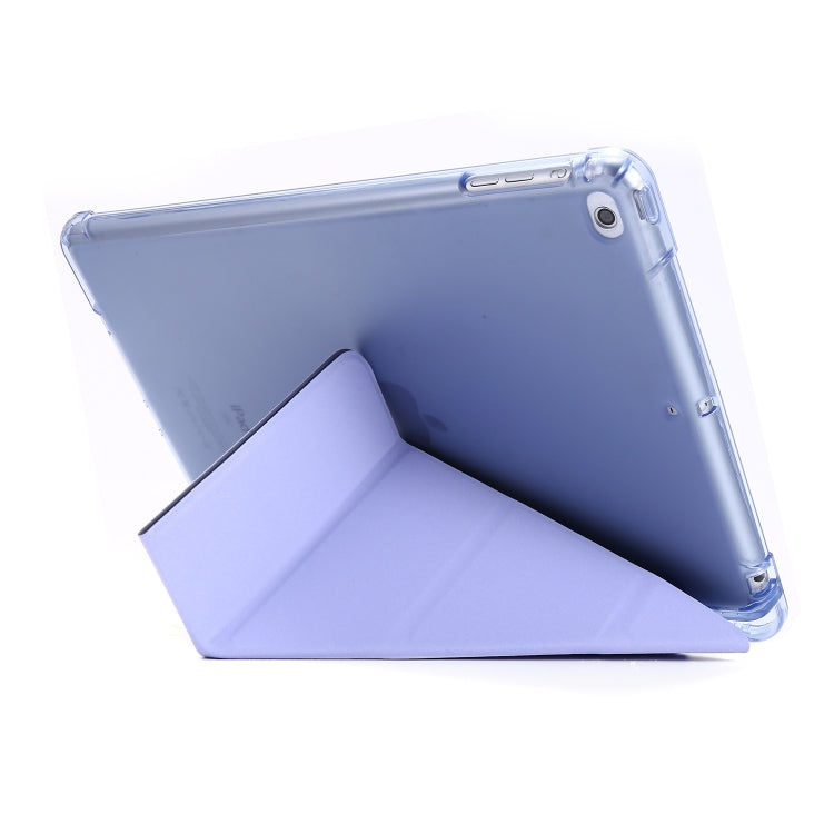 For iPad Air 2 Airbag Deformation Horizontal Flip Leather Case with Holder & Pen Holder
