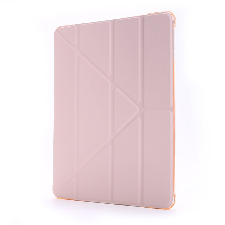 For iPad Air 2 Airbag Deformation Horizontal Flip Leather Case with Holder & Pen Holder