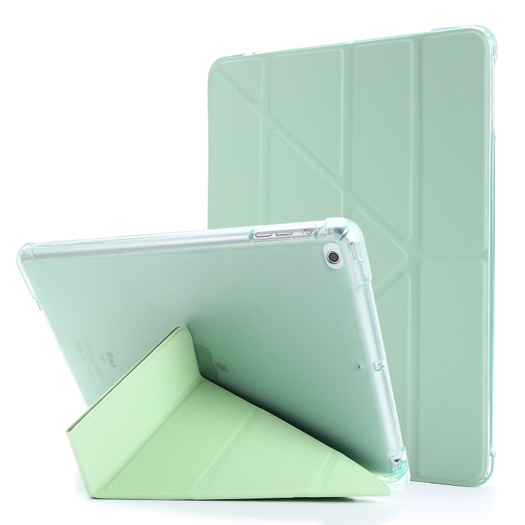 For iPad Air 2 Airbag Deformation Horizontal Flip Leather Case with Holder & Pen Holder