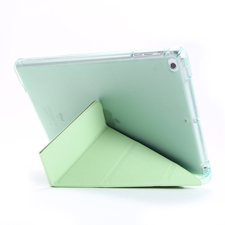 For iPad Air 2 Airbag Deformation Horizontal Flip Leather Case with Holder & Pen Holder