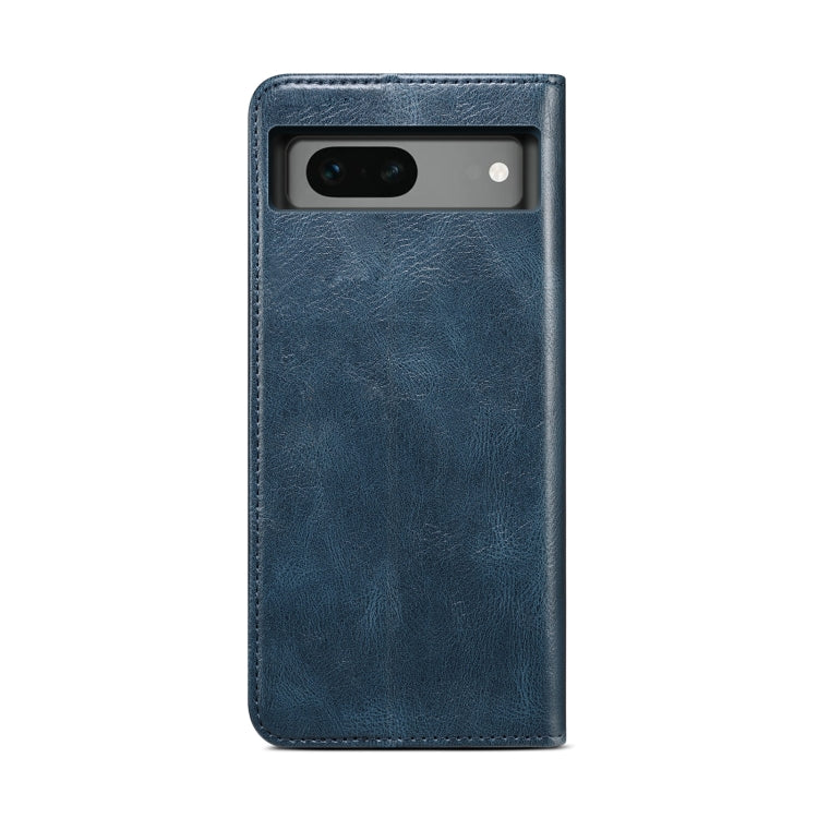 For Google Pixel 8A Oil Wax Crazy Horse Texture Leather Phone Case