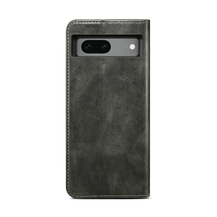 For Google Pixel 8A Oil Wax Crazy Horse Texture Leather Phone Case