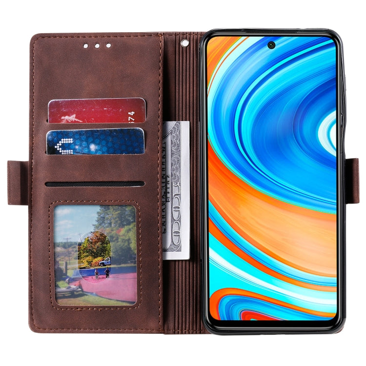For Xiaomi Redmi Note 9 Retro Splicing Horizontal Flip Leather Case with Card Slots & Holder & Wallet