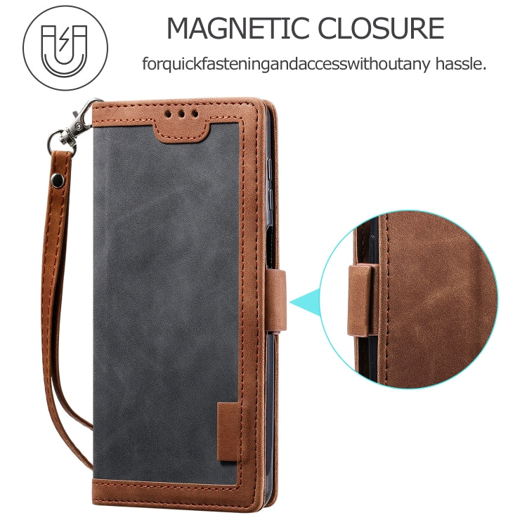 For Xiaomi Redmi Note 9 Retro Splicing Horizontal Flip Leather Case with Card Slots & Holder & Wallet