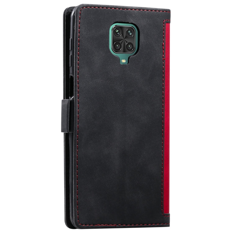 For Xiaomi Redmi Note 9 Retro Splicing Horizontal Flip Leather Case with Card Slots & Holder & Wallet