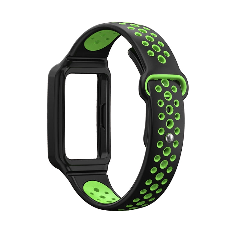 For Huawei Band 8 Integrated Two Color Silicone Watch Band