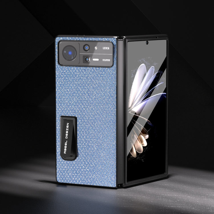 For Xiaomi Mix Fold 2 Integrated Diamond Series Black Edge Phone Case with Holder