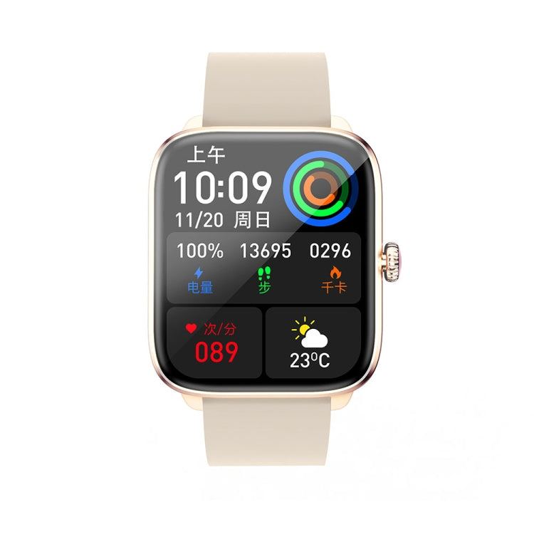 T20 1.96 inch IP67 Waterproof Silicone Band Smart Watch, Supports Dual-mode Bluetooth Call / Heart Rate Monitoring