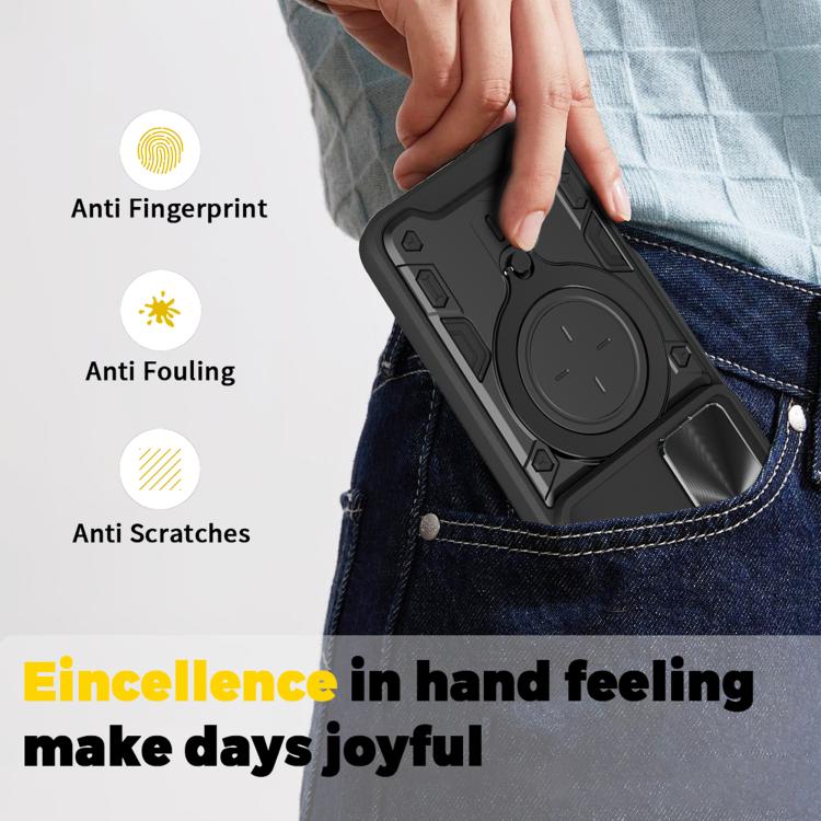 For vivo Y400 5G Global CD Texture Sliding Camshield Magnetic Holder Phone Case