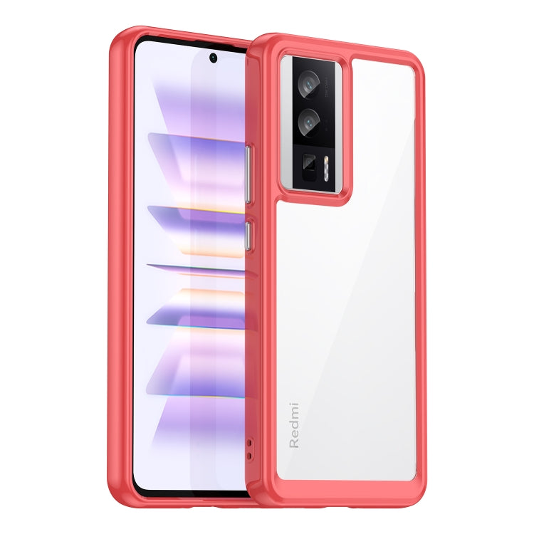For Xiaomi Poco F5 Pro Colorful Series Acrylic + TPU Phone Case