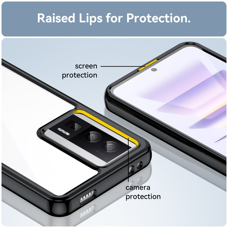 For Xiaomi Poco F5 Pro Colorful Series Acrylic + TPU Phone Case