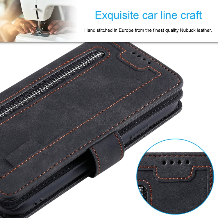 For iPhone 11 Nine Card Zipper Bag Horizontal Flip Leather Case With Holder & Card Slots & Photo Frame & Wallet