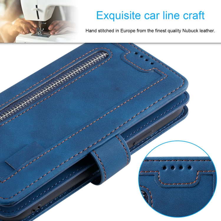 For iPhone 11 Nine Card Zipper Bag Horizontal Flip Leather Case With Holder & Card Slots & Photo Frame & Wallet