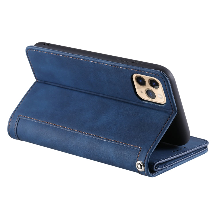 For iPhone 11 Pro Nine Card Zipper Bag Horizontal Flip Leather Case With Holder & Card Slots & Photo Frame & Wallet