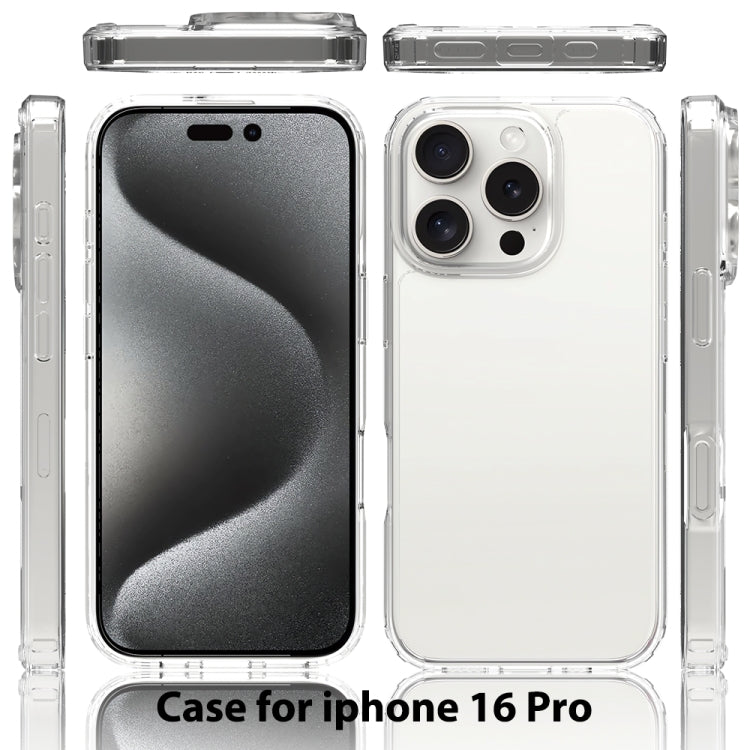 For iPhone 16 Pro Scratchproof Acrylic TPU Phone Case