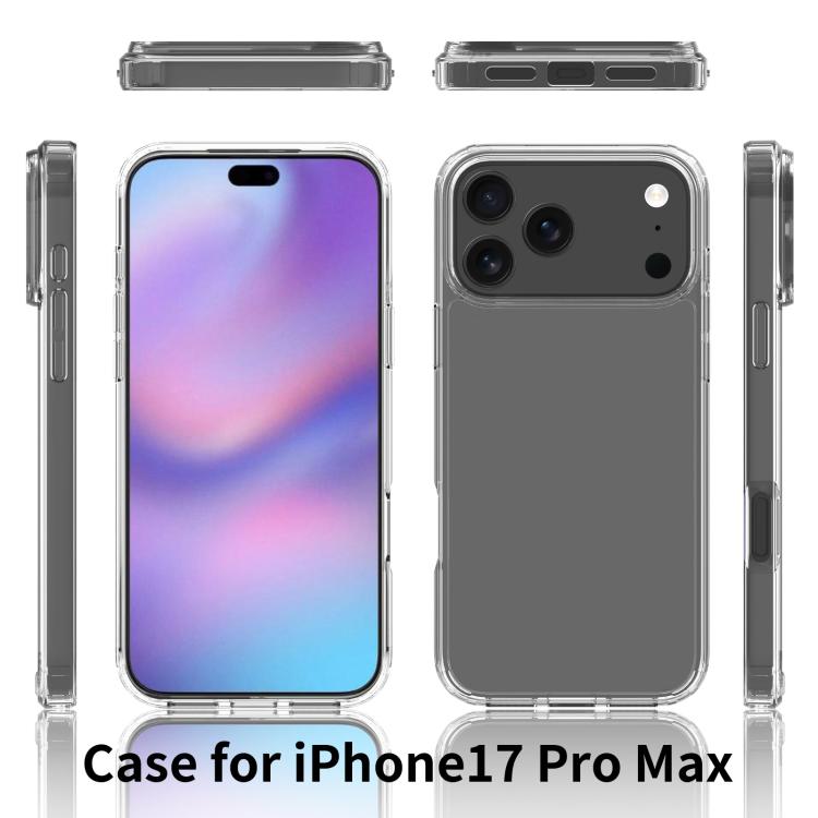 For iPhone 17 Pro Max Scratchproof Acrylic TPU Phone Case