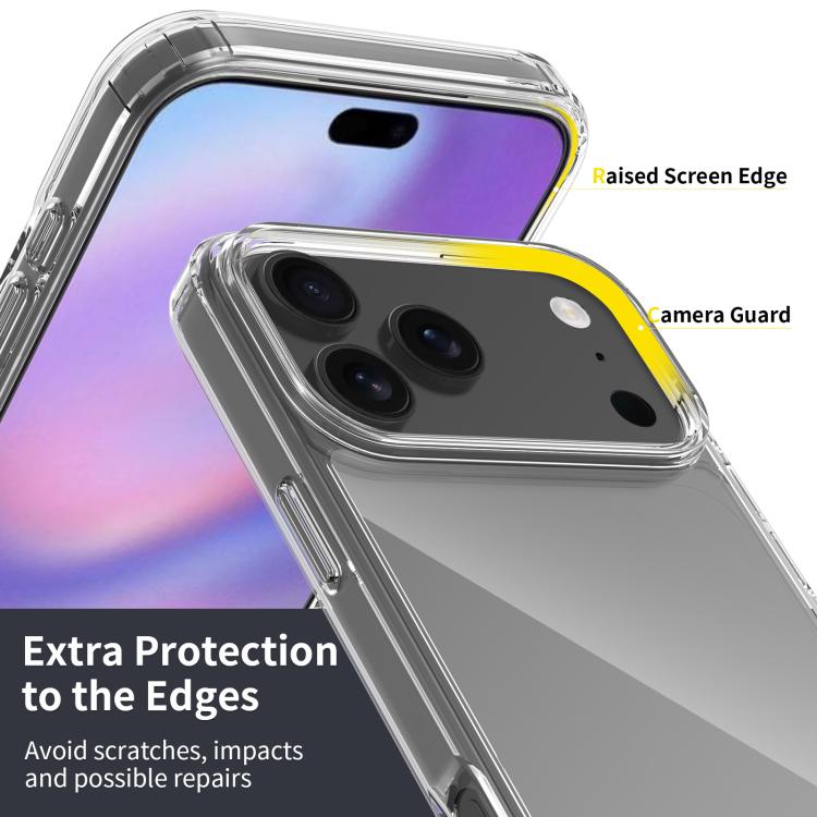 For iPhone 17 Pro Max Scratchproof Acrylic TPU Phone Case