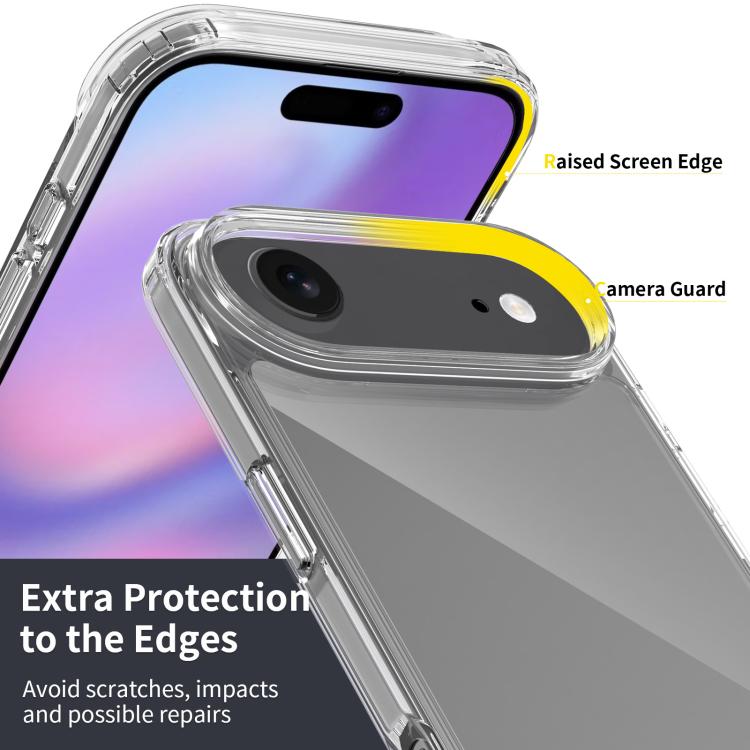 For iPhone Air Scratchproof Acrylic TPU Phone Case