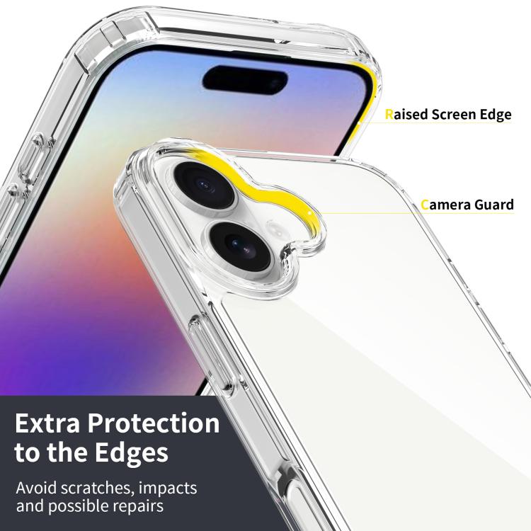For iPhone 17 Scratchproof Acrylic TPU Phone Case
