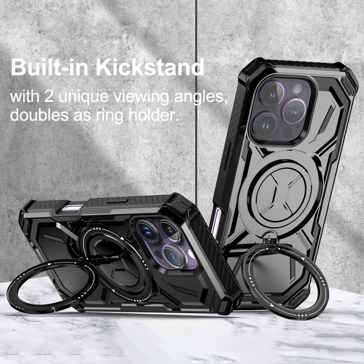 For iPhone 16 Pro Armor Series Holder Phone Case