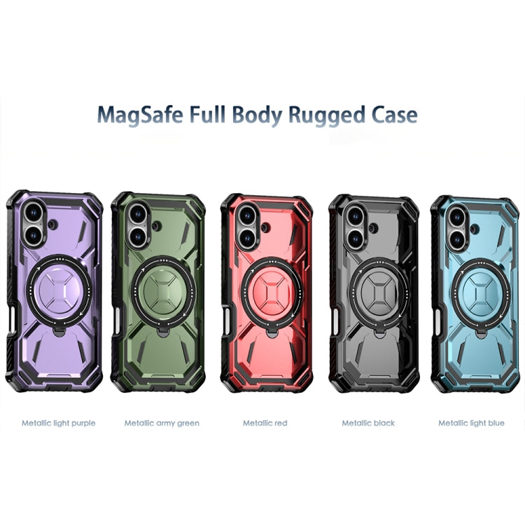 For iPhone 16 Plus Armor Series Holder Phone Case