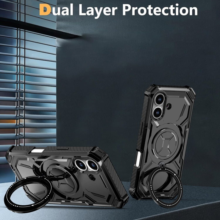 For iPhone 16 Armor Series Holder Phone Case