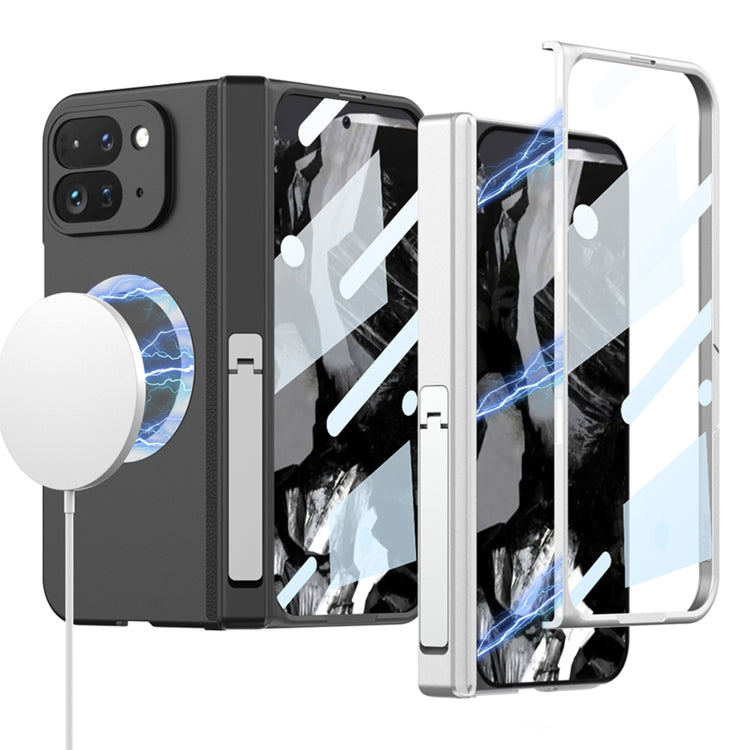For Google Pixel 9 Pro Fold GKK Integrated Magsafe Fold Hinge Full Coverage Phone Case with Holder