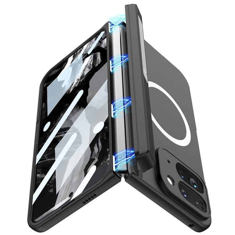 For Google Pixel 9 Pro Fold GKK Integrated Magsafe Fold Hinge Full Coverage Phone Case with Holder