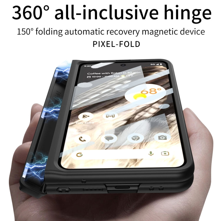 For Google Pixel Fold GKK Integrated Fold Hinge Full Coverage Phone Case with Holder