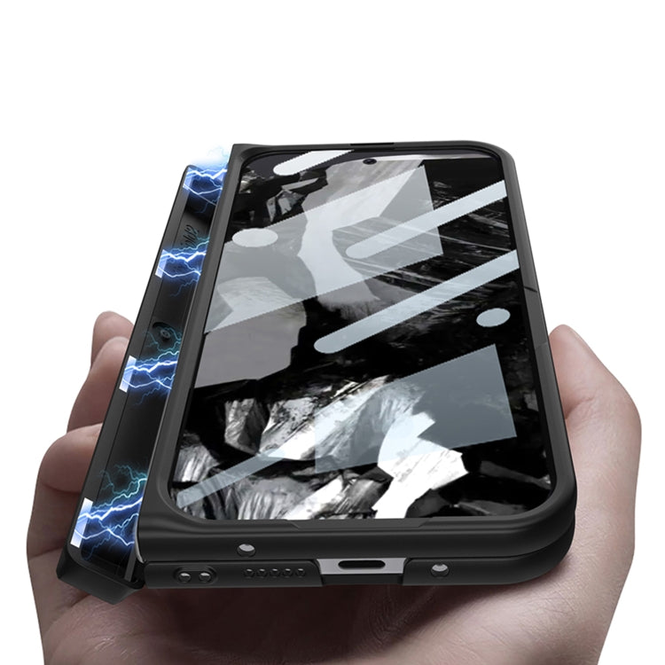 For Google Pixel 9 Pro Fold GKK Integrated Fold Hinge Full Coverage Phone Case with Holder