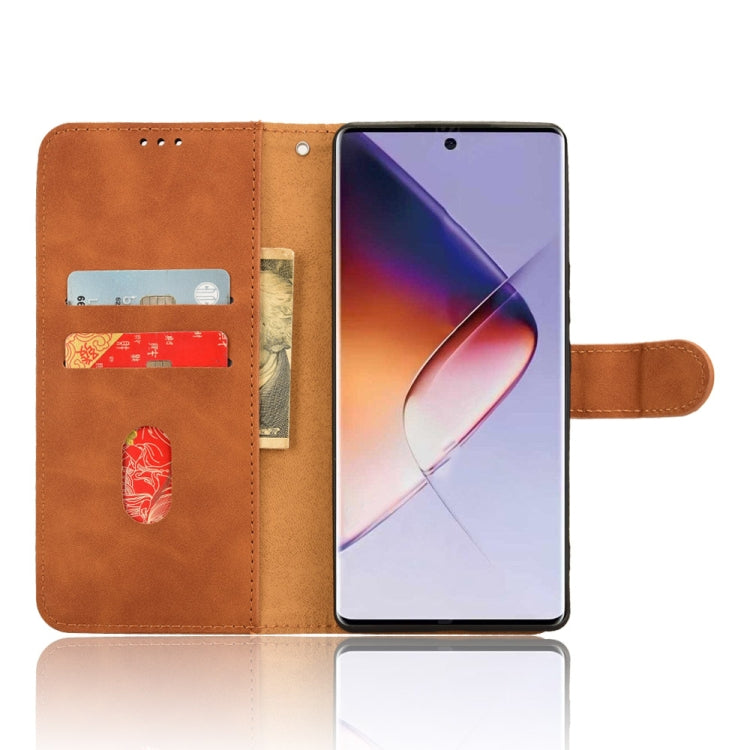 For Infinix Note 40 5G Skin Feel Magnetic Flip Leather Phone Case