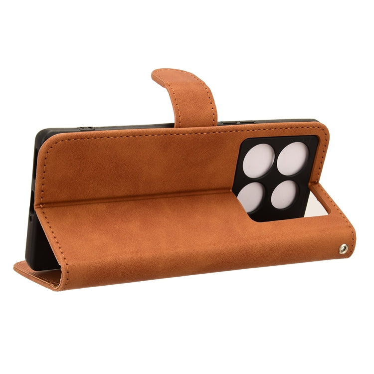 For Infinix Note 40 5G Skin Feel Magnetic Flip Leather Phone Case