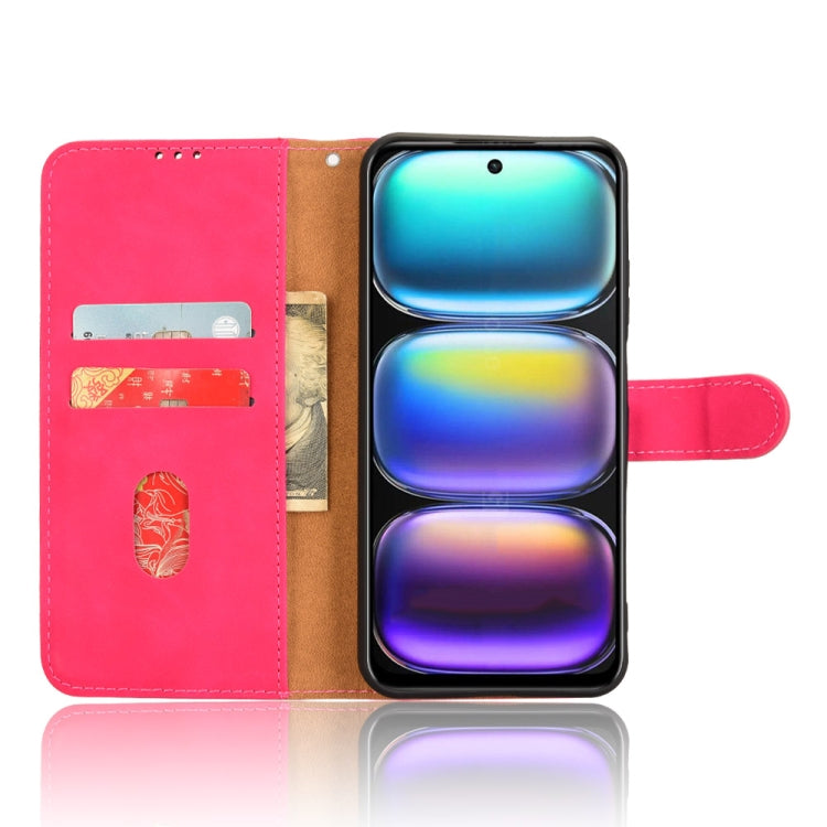 For Infinix Hot 50 4G Skin Feel Magnetic Flip Leather Phone Case