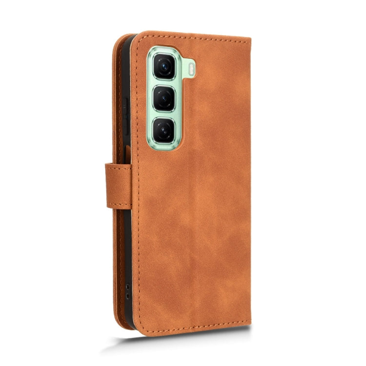 For Infinix Hot 50 4G Skin Feel Magnetic Flip Leather Phone Case