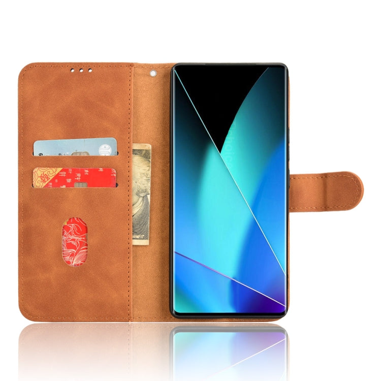 For Infinix Zero 40 4G Skin Feel Magnetic Flip Leather Phone Case