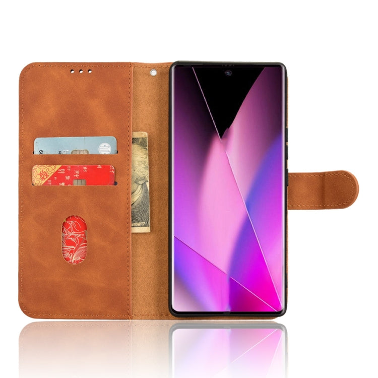 For Infinix Zero 40 5G Skin Feel Magnetic Flip Leather Phone Case