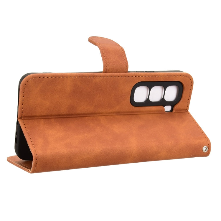 For Infinix Hot 50 Pro+ Skin Feel Magnetic Flip Leather Phone Case