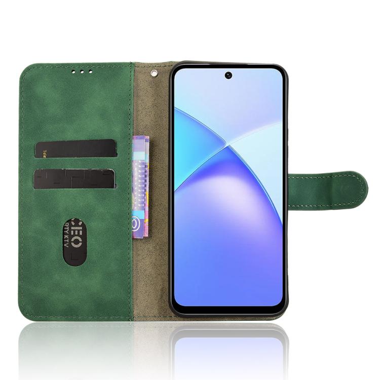 For Infinix Smart 10 Plus 4G Skin Feel Magnetic Flip Leather Phone Case