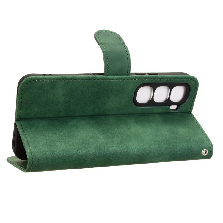 For Infinix Hot 60 5G Skin Feel Magnetic Flip Leather Phone Case