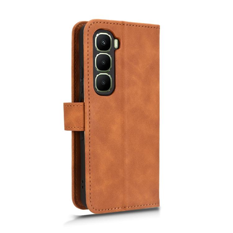 For Infinix Hot 60 5G Skin Feel Magnetic Flip Leather Phone Case