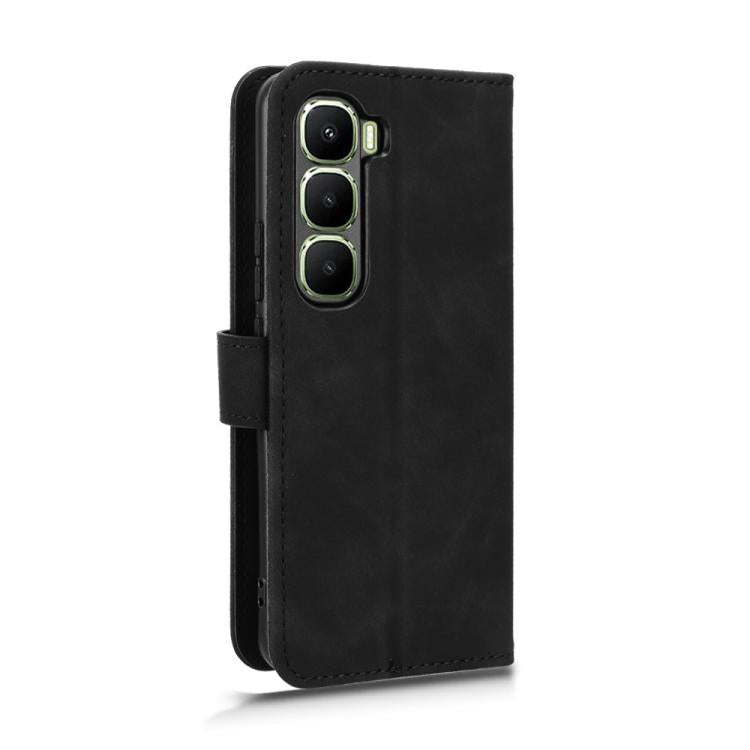 For Infinix Hot 60 Pro 4G Skin Feel Magnetic Flip Leather Phone Case