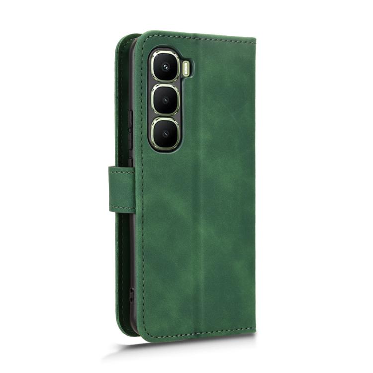 For Infinix Hot 60 Pro 4G Skin Feel Magnetic Flip Leather Phone Case