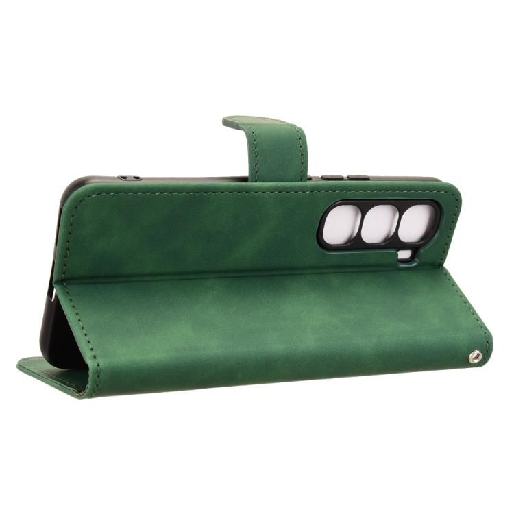 For Infinix Hot 60 Pro 4G Skin Feel Magnetic Flip Leather Phone Case