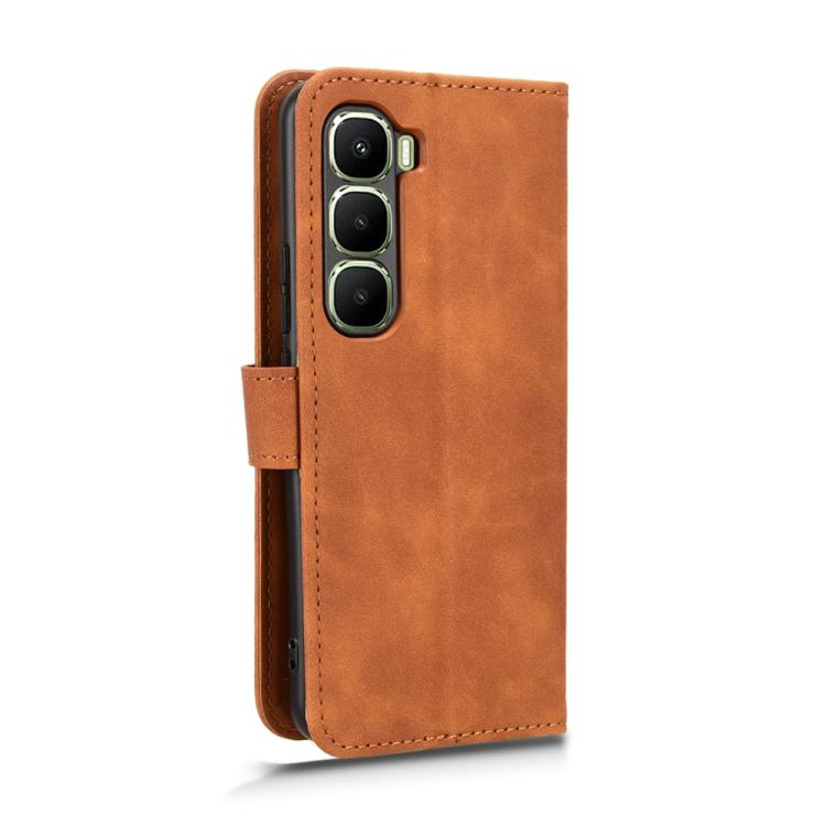 For Infinix Hot 60 Pro 4G Skin Feel Magnetic Flip Leather Phone Case